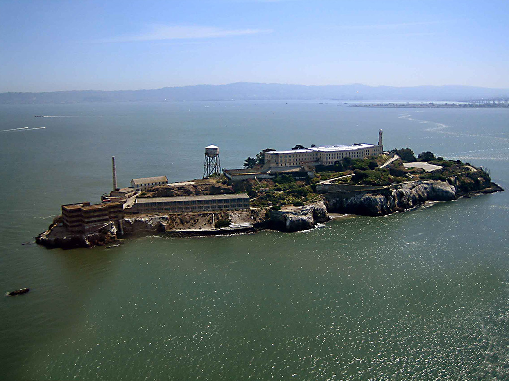 View of entire Alcatraz Island